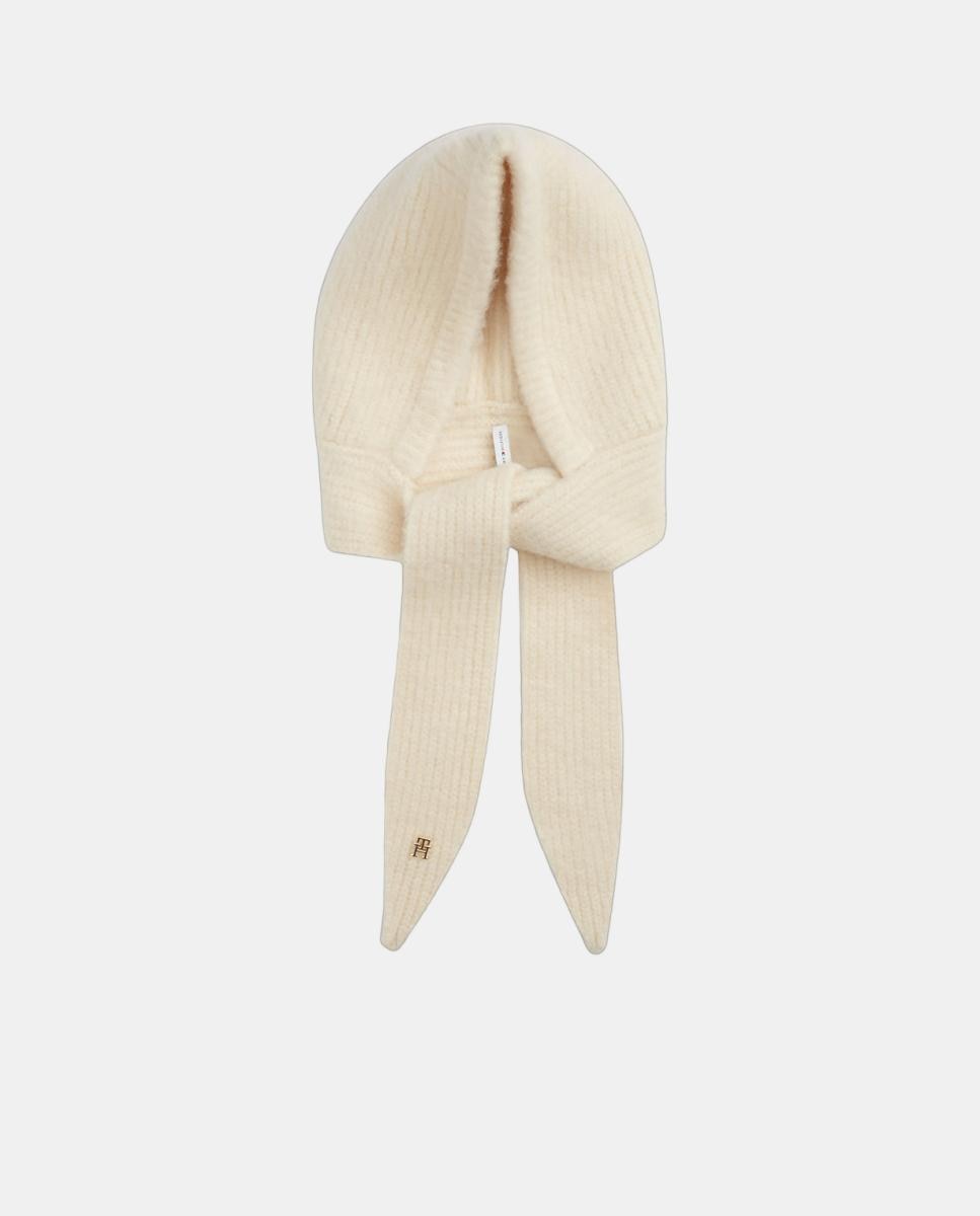 Imagen 0 de Balaclava de mujer en color crema Blanco
