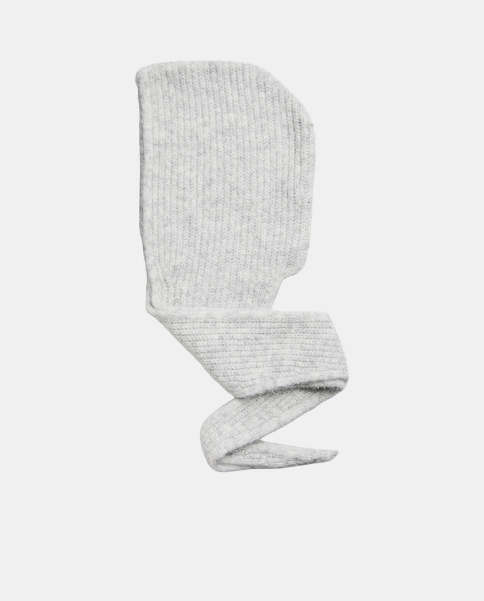 Imagen 1 de Balaclava de punto - Pieces - Gris claro Gris claro