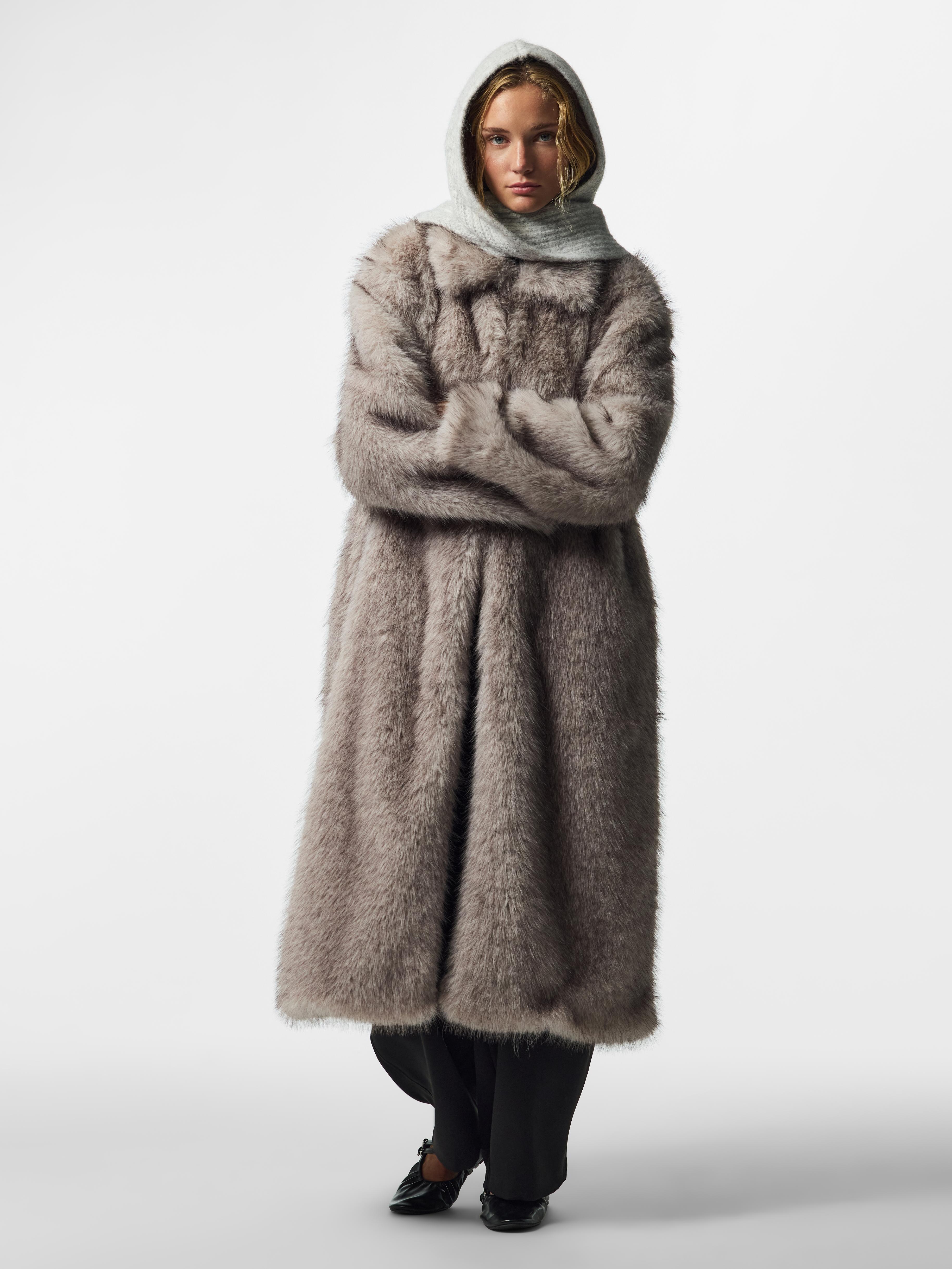 Imagen 4 de Balaclava de punto - Pieces - Gris claro Gris claro