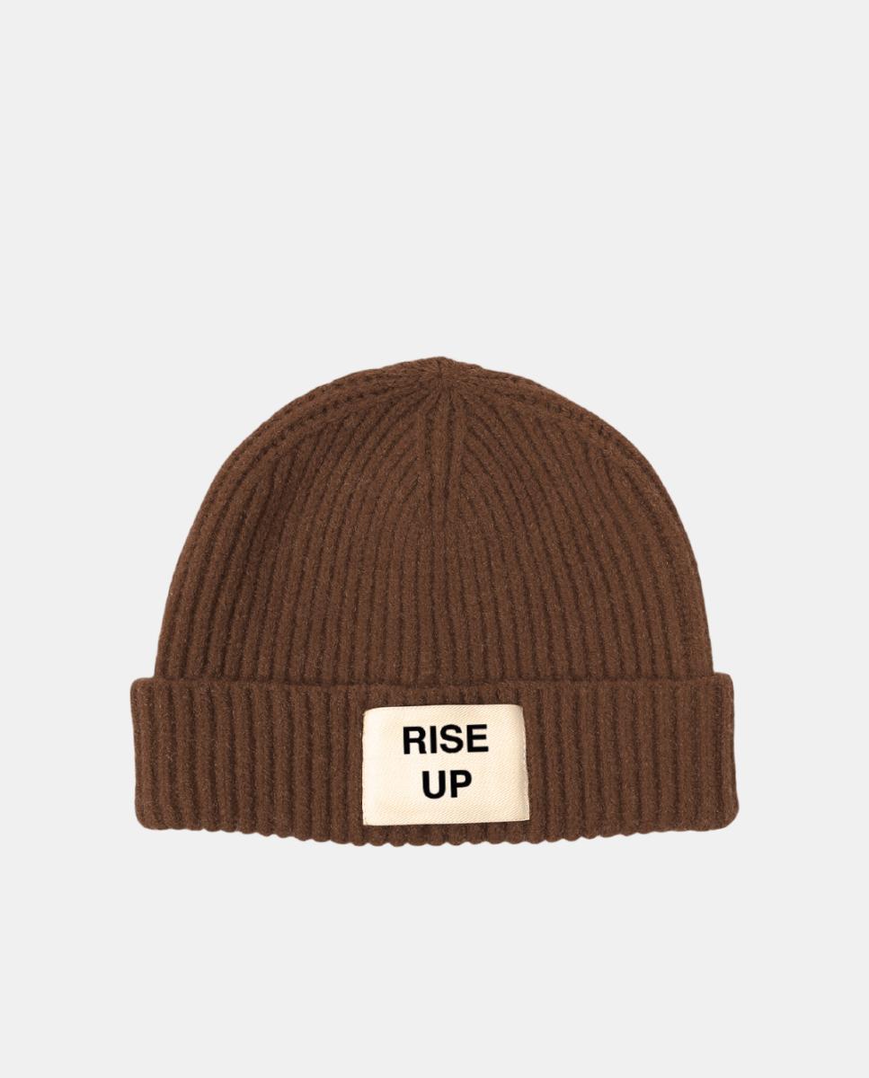 Imagen 0 de Gorro confeccionado en 100 % poliéster reciclado Marrón
