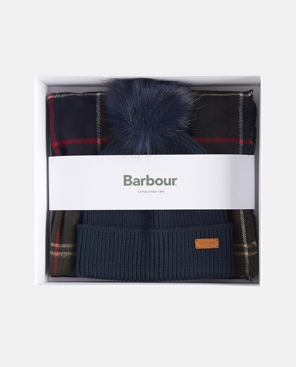 Conjunto de gorro y bufanda en tono natural - Barbour - Beige Beige-4