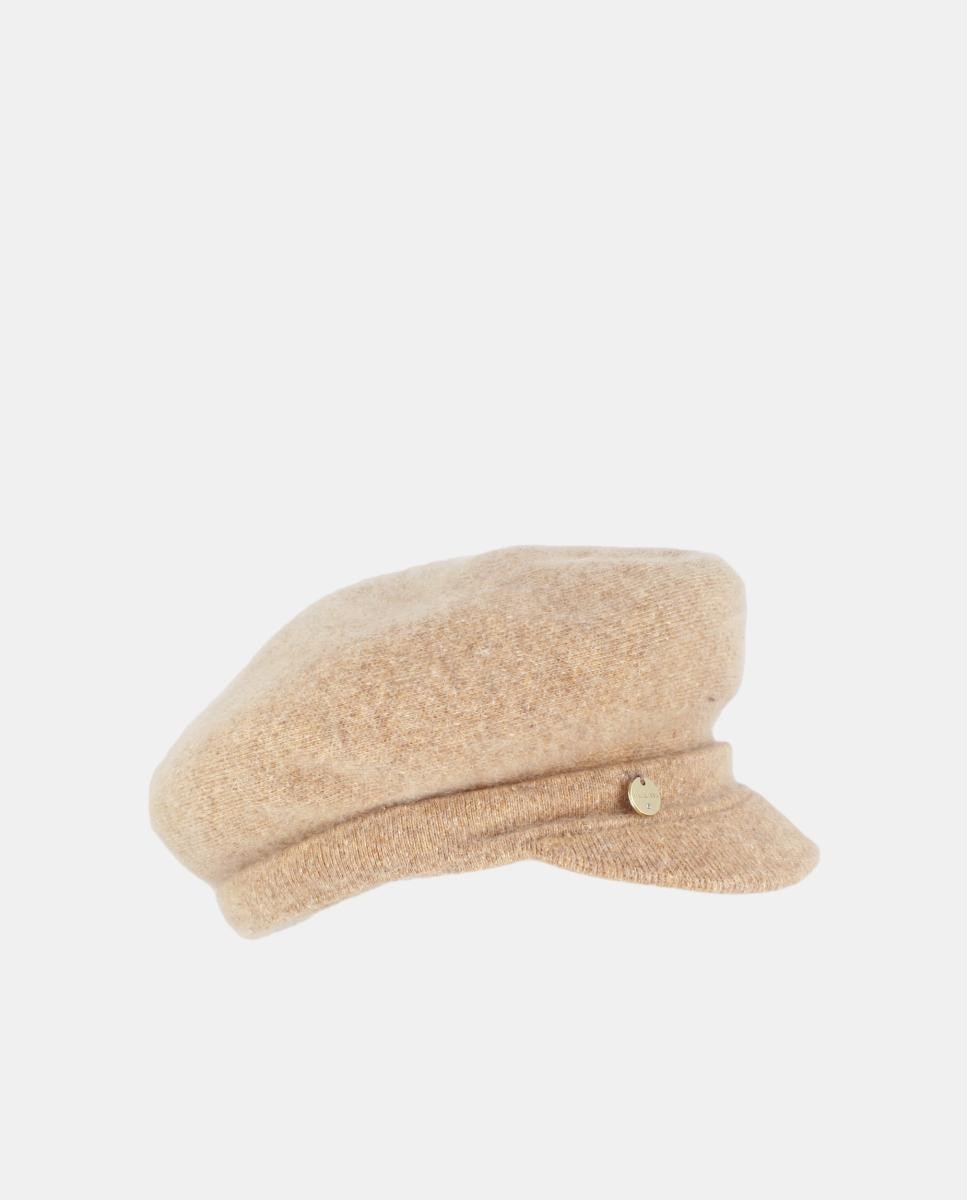 Boné de Malha Bege-2