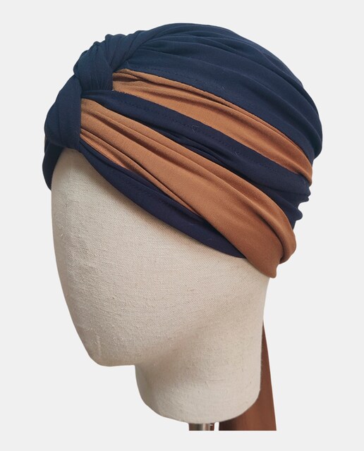 Imagem 0 de Turbante Oncológico Kenya 100% Bambu com Nó Duplo à Frente