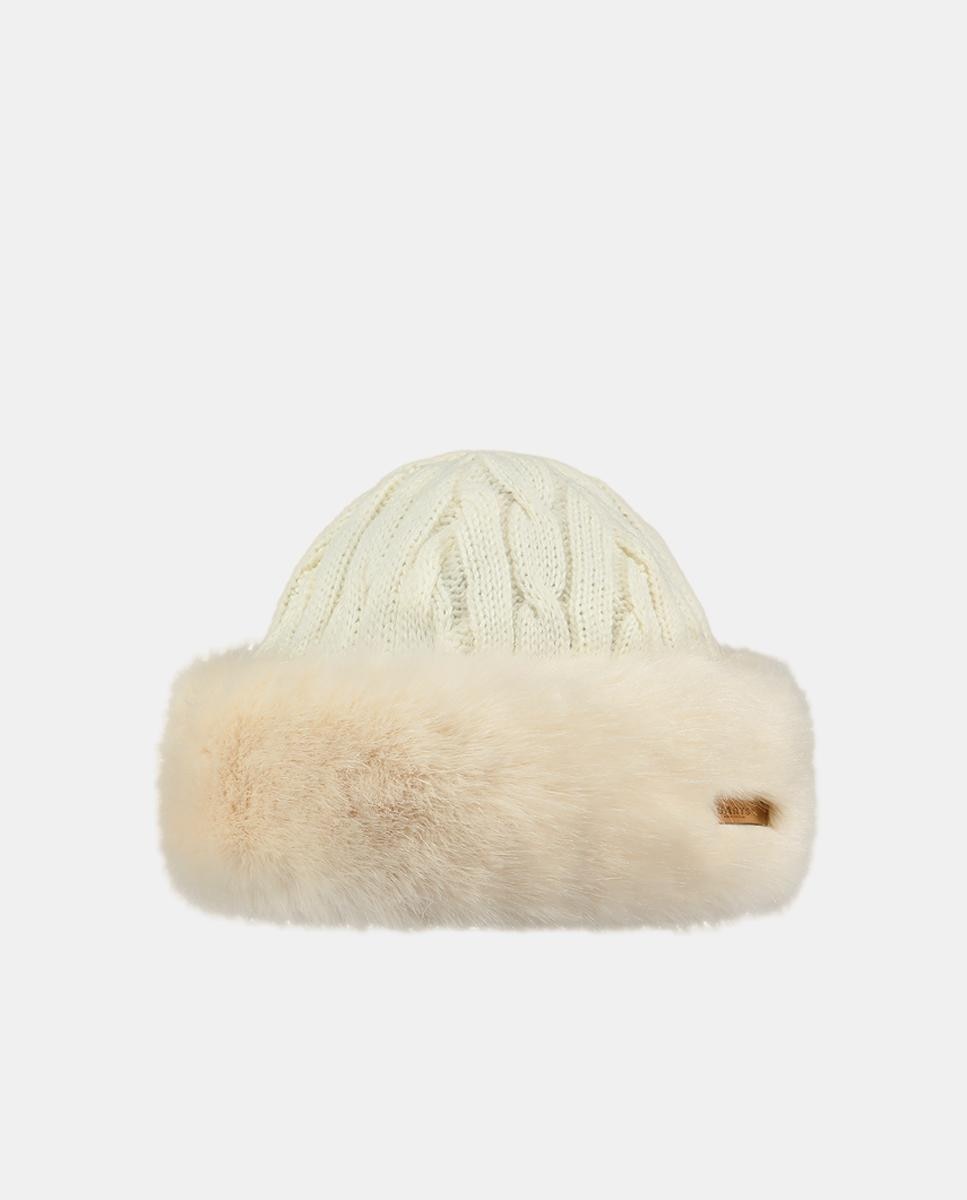Gorro de Pelo Branco-1