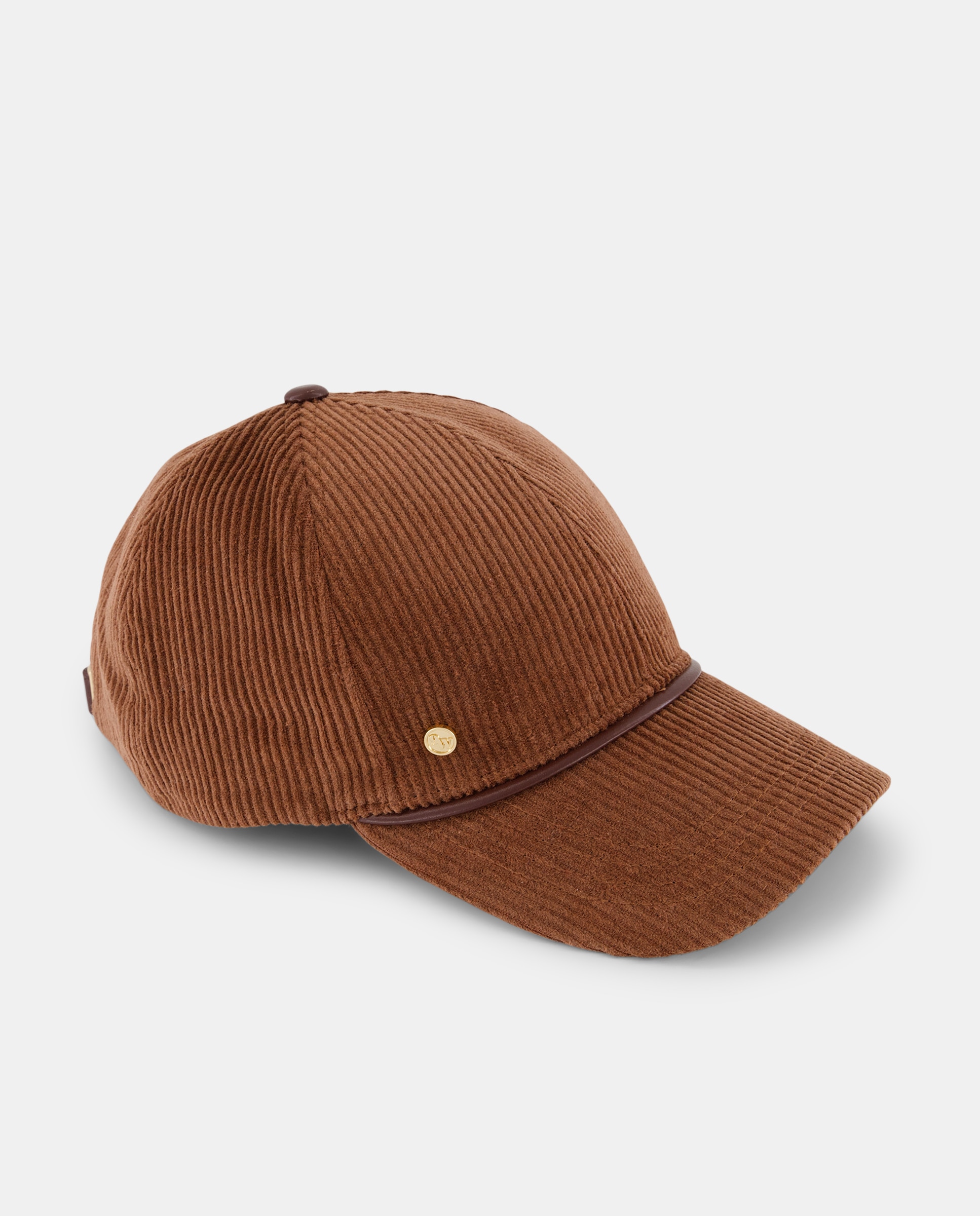 Gorra estilo Baseball Cap de pana de Nine West - Marrón Marrón-1
