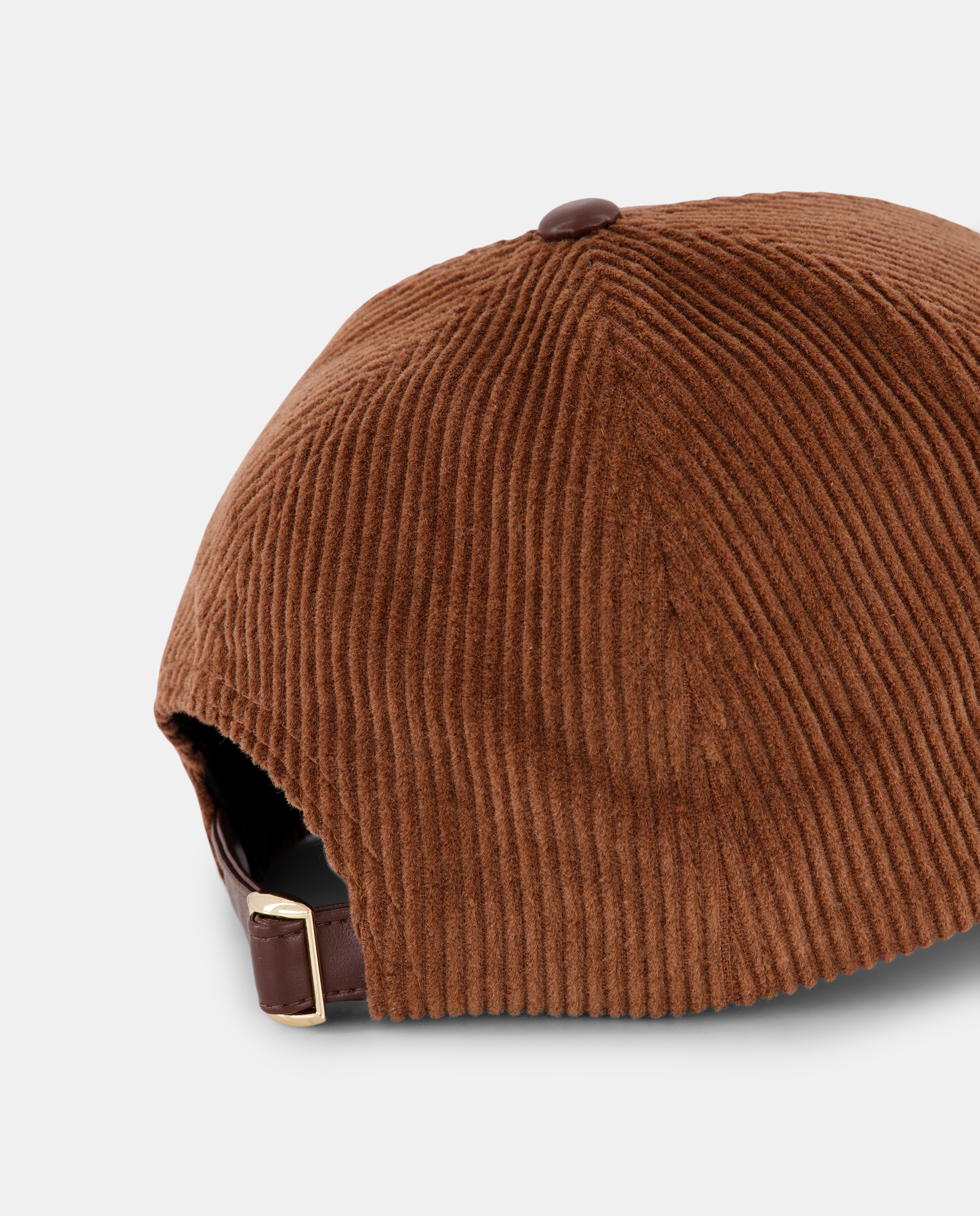 Gorra estilo Baseball Cap de pana de Nine West - Marrón Marrón-2