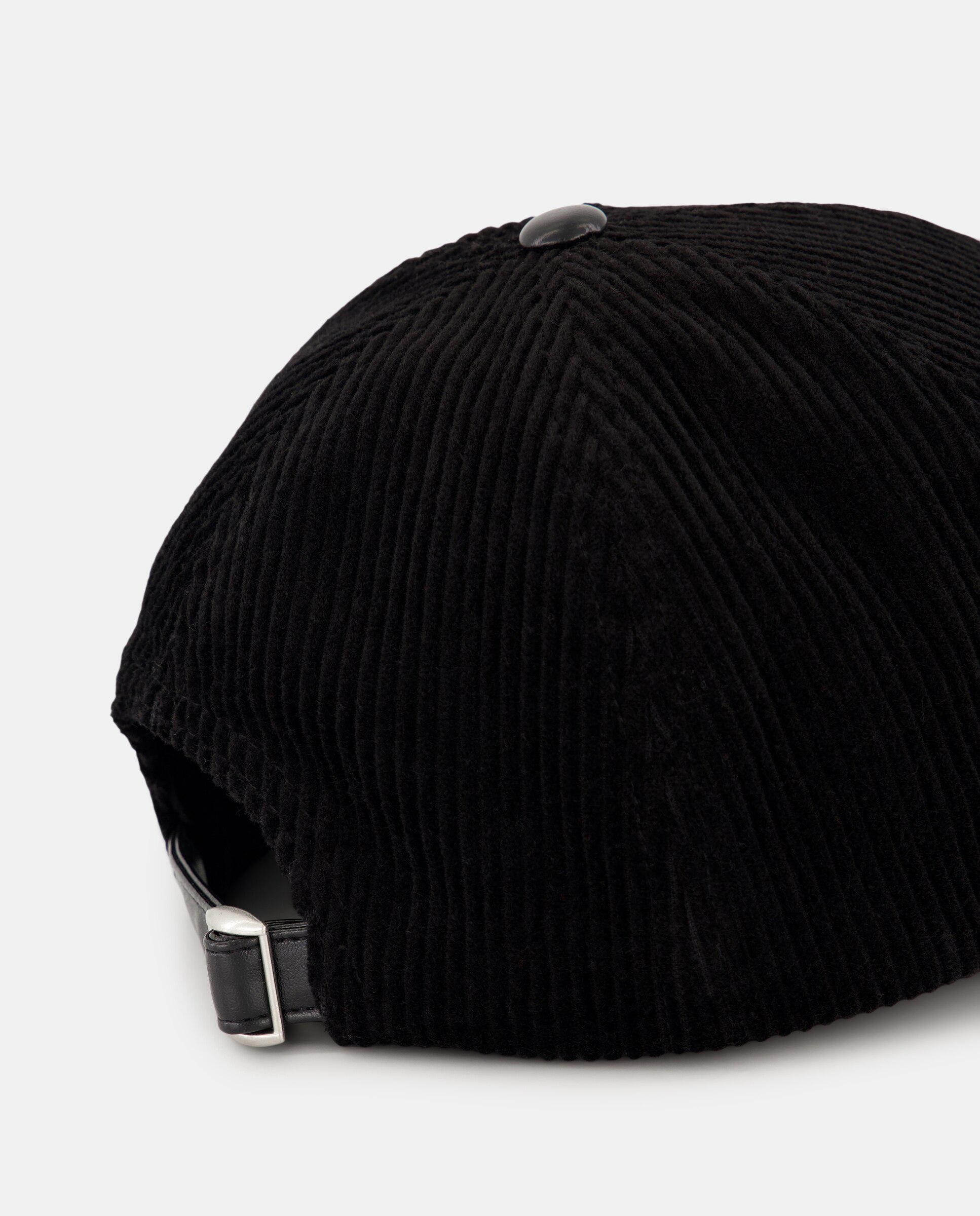 Gorra estilo Baseball Cap de pana de Nine West - Negro Negro-2