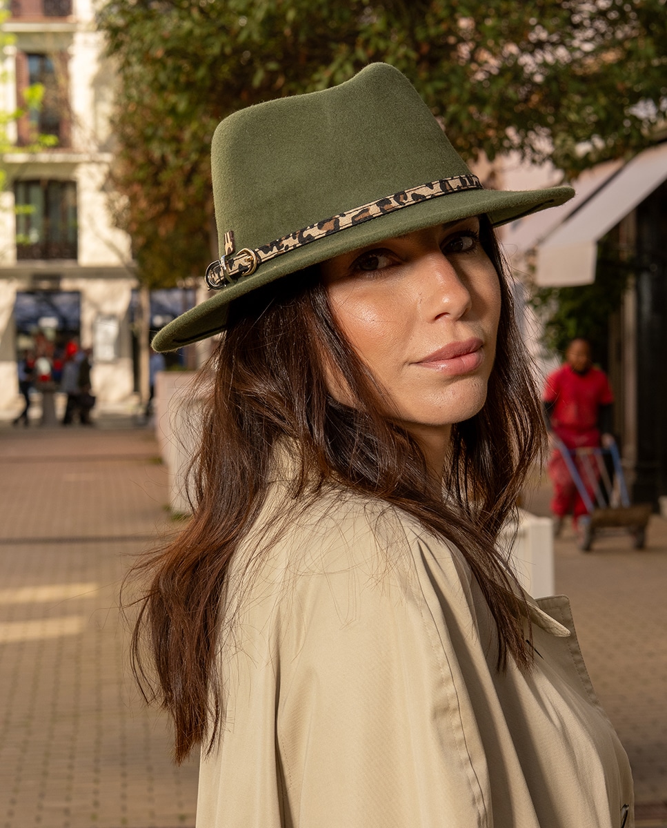 Chapéu de Copa Indiana Verde-3