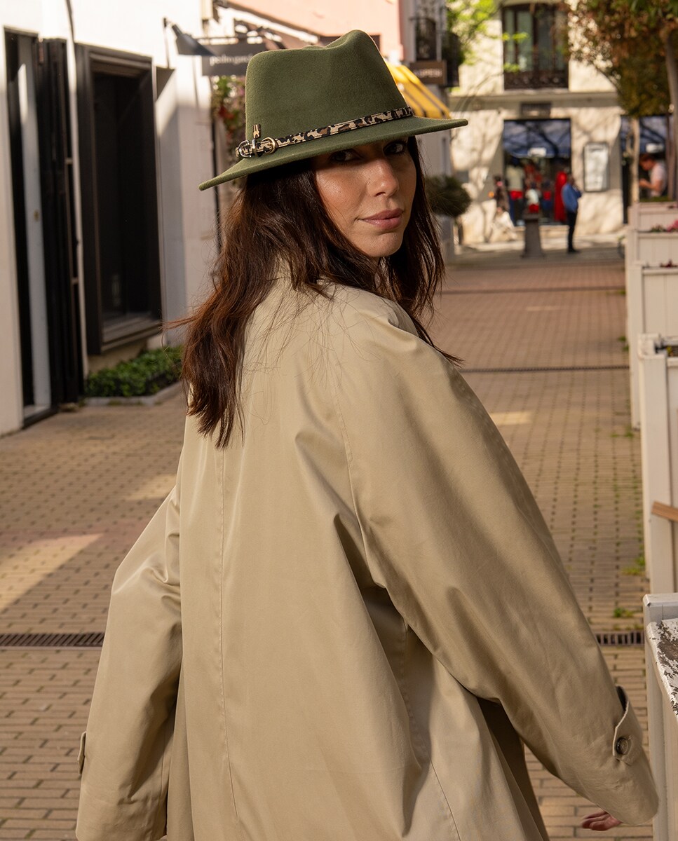 Chapéu de Copa Indiana Verde-5