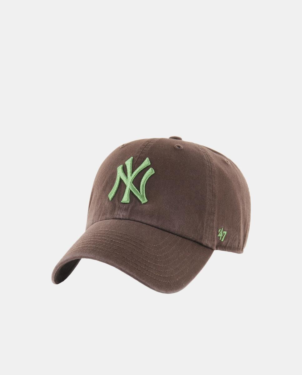 Gorra MLB New York Yankees '47 CLEAN UP w/No Loop Label - 47 Brand - Marrón Marrón-1