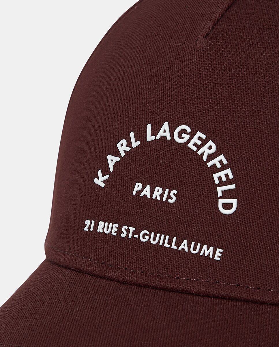 Boné com Detalhe à Frente Bordeaux-4