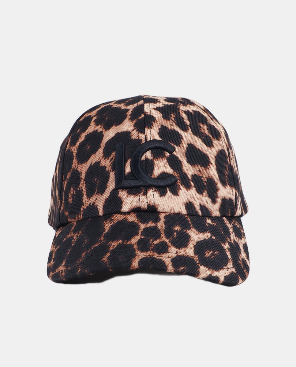Imagem 0 de Boné com Animal Print de Leopardo e Logótipo Bordado