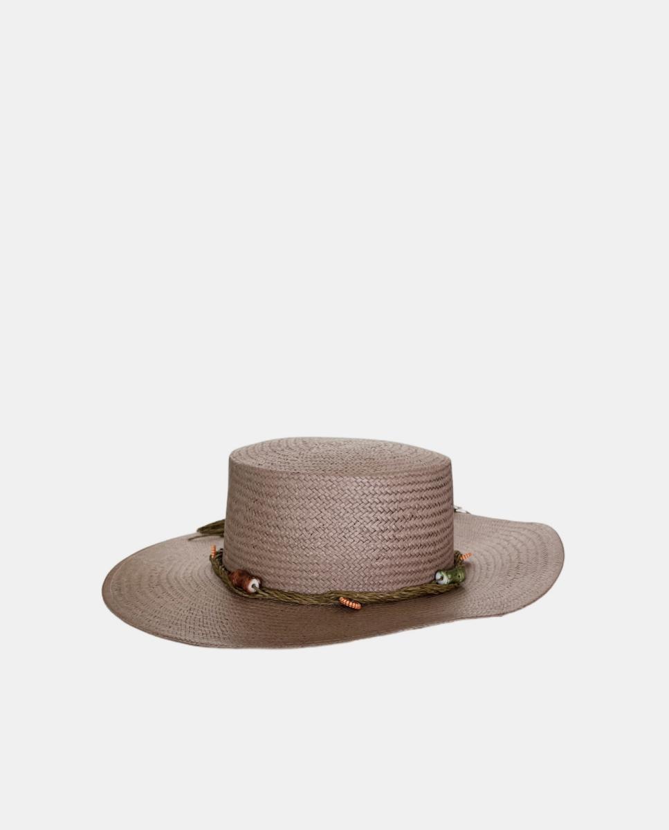 Chapéu com Cordão - Taupe Taupe-2