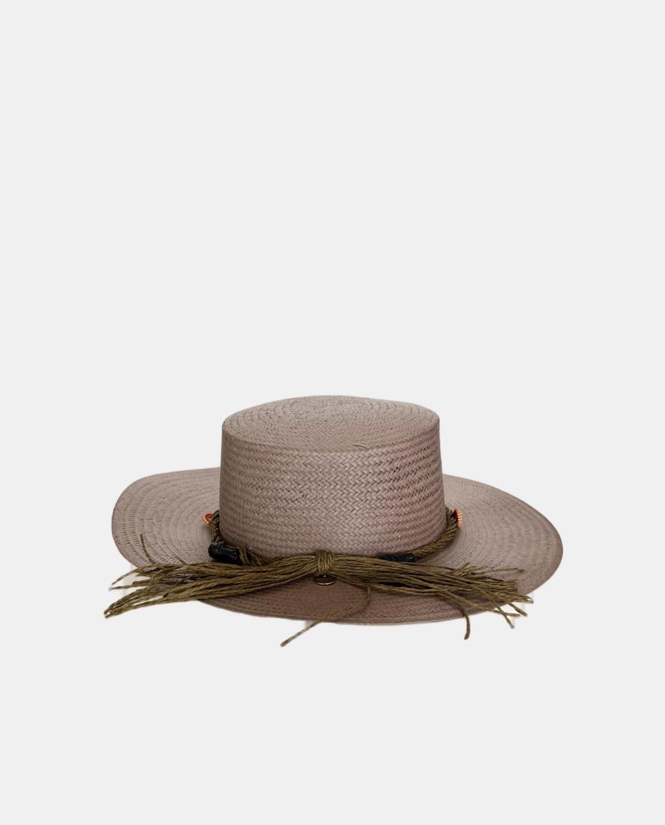 Chapéu com Cordão - Taupe Taupe-4