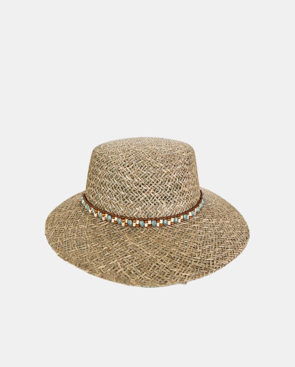 Chapéu com Cordão - Bege Bege-2