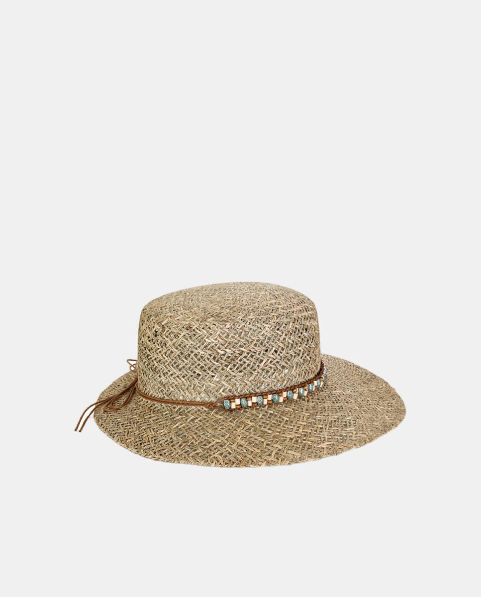 Chapéu com Cordão - Bege Bege-3