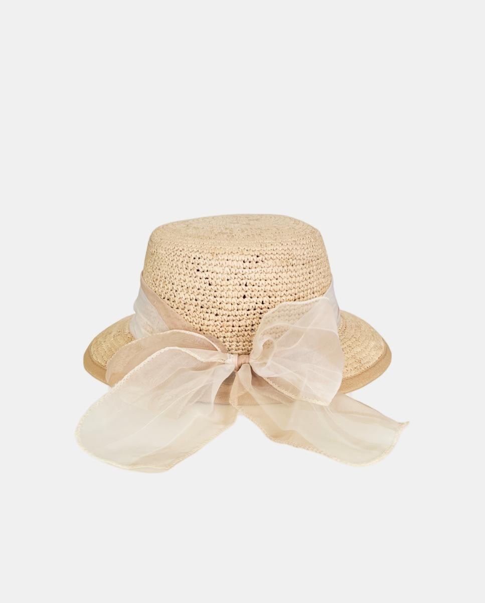 Chapéu com Laço - Bege Bege-4