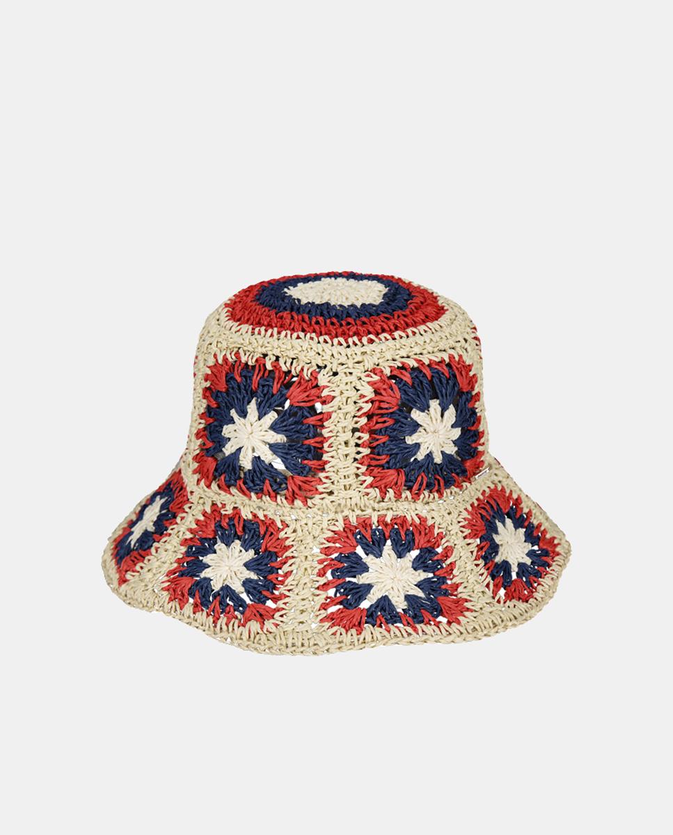 Imagen 0 de Sombrero de papel trenzado tipo ganchillo SWEETVINE