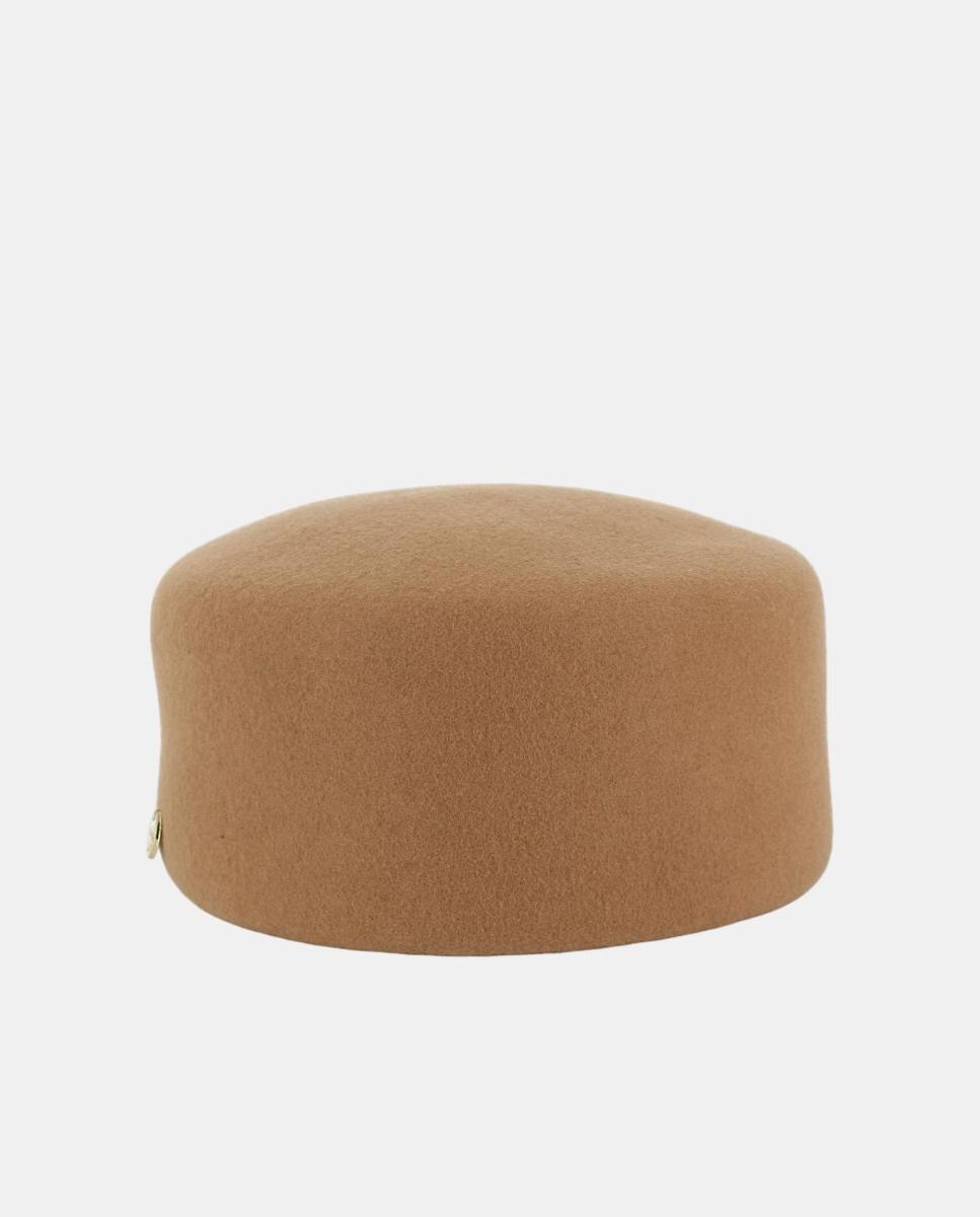 Sombrero "pillbox" - Tirabasso - Marrón claro Marrón claro-2