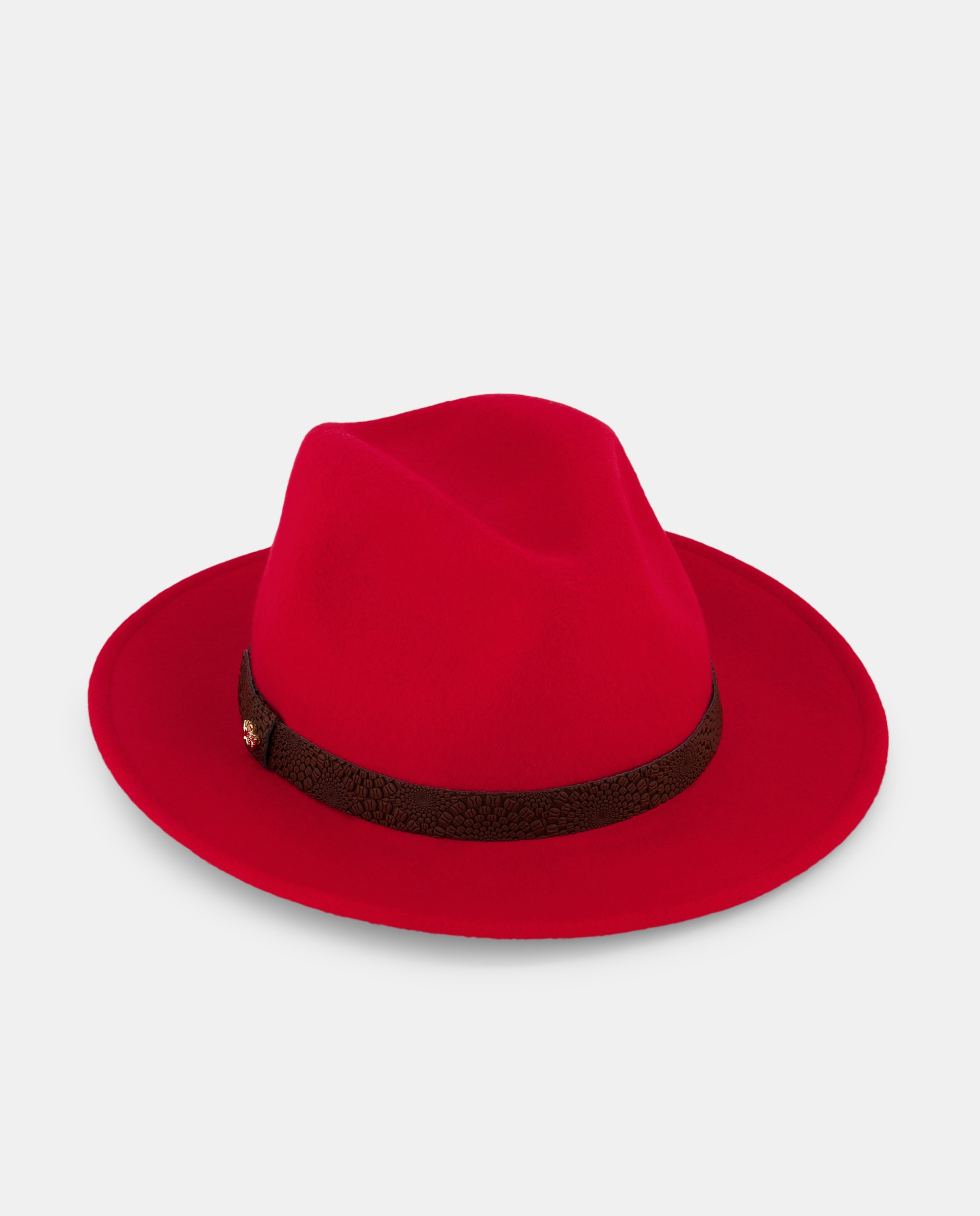 Chapéu de Feltro Vermelho-1
