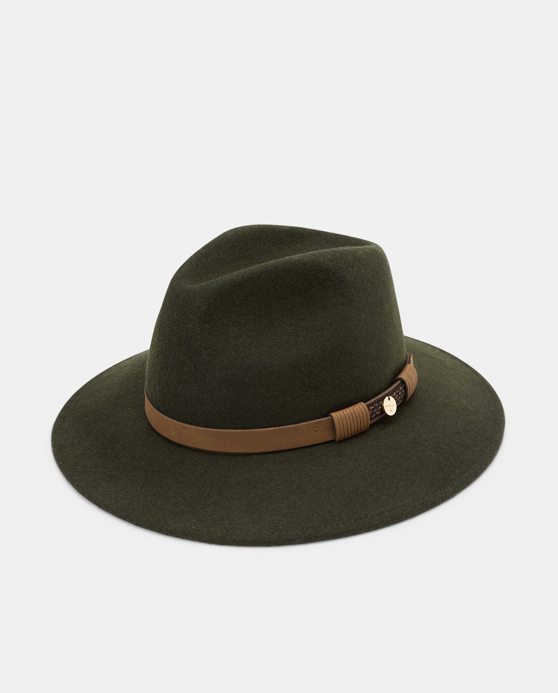 Chapéu Fedora com Fita Verde-2