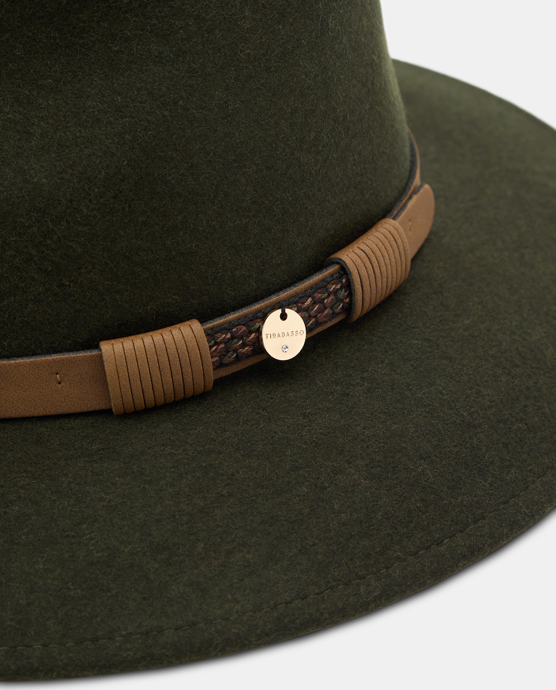 Chapéu Fedora com Fita Verde-3