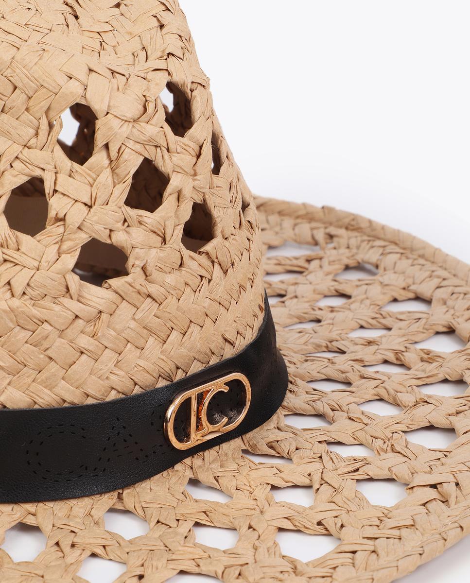 Sombrero bicolor con tira personalizada - Lola Casademunt - Natural Natural-3