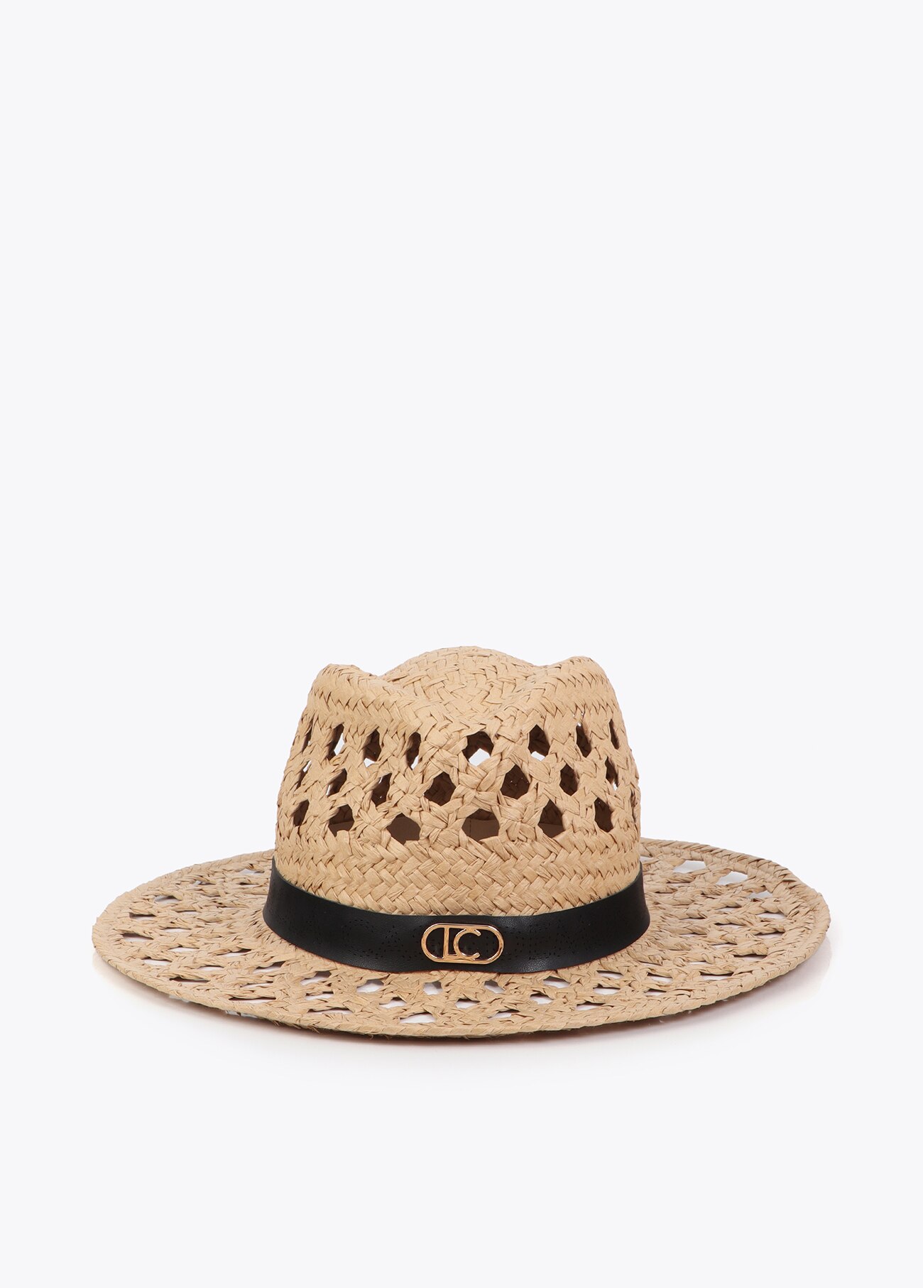 Sombrero bicolor con tira personalizada - Lola Casademunt - Natural Natural-7