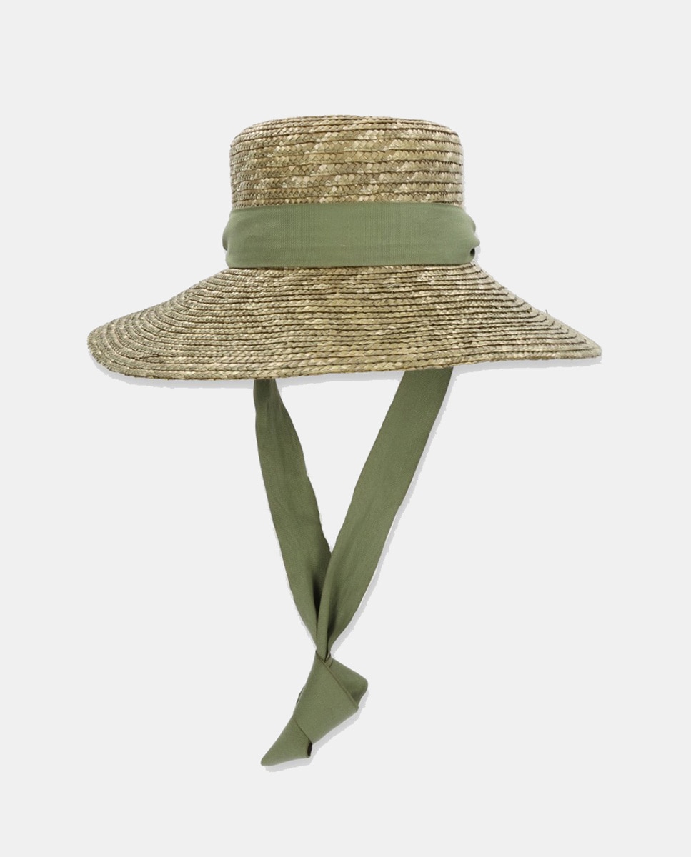 Chapéu com Laço Caqui-4