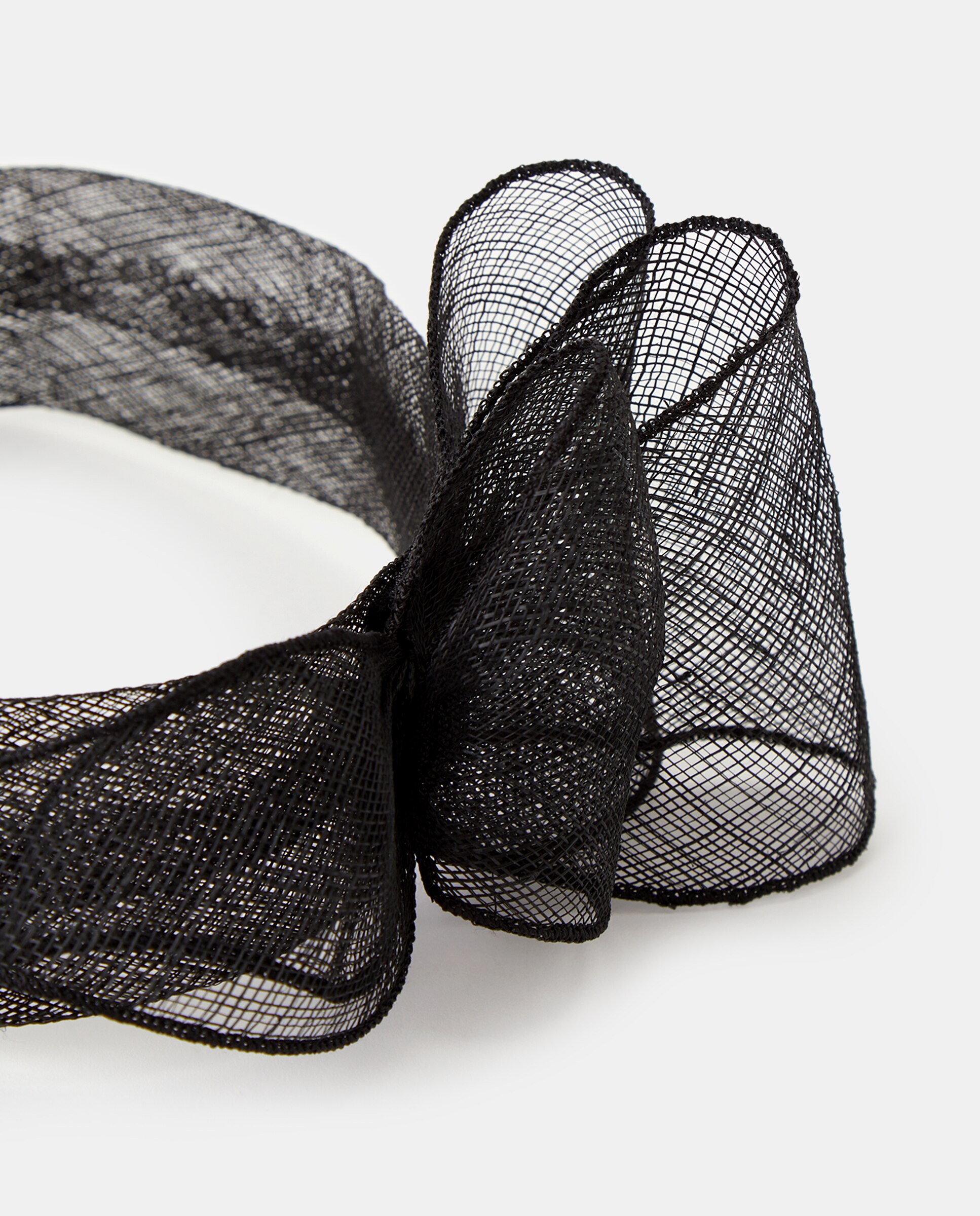 Diadema con triple lazo - Tout en Tete - Negro Negro-2