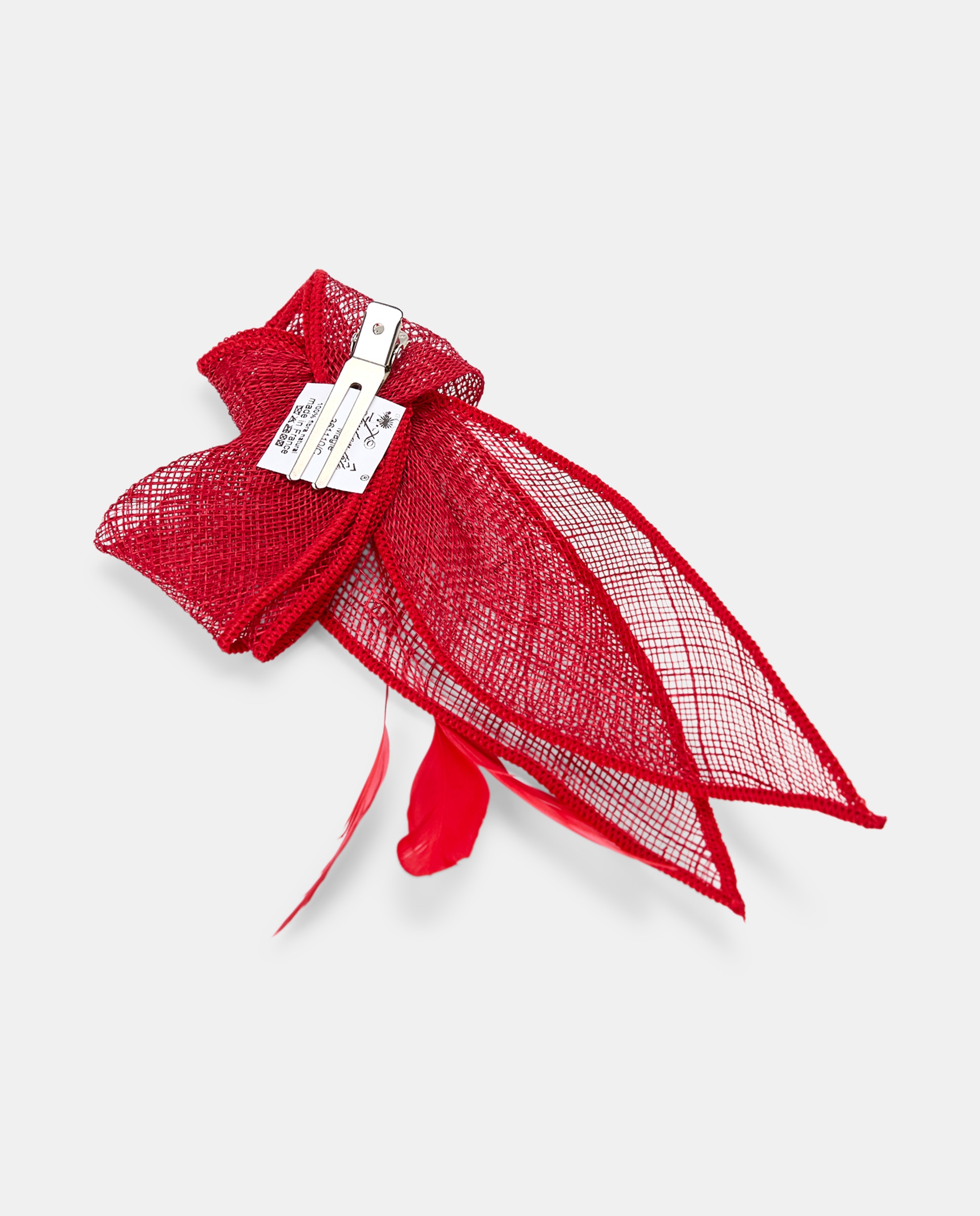 Mini Toucado com Pluma Vermelho-2