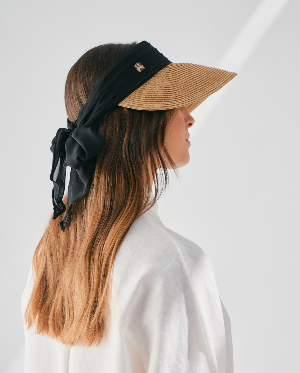 Pala com Fita - Cru/Preto Natural-3