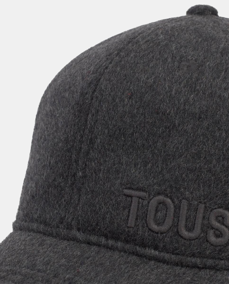 Boné Unissexo Liso Cinzento-escuro-2