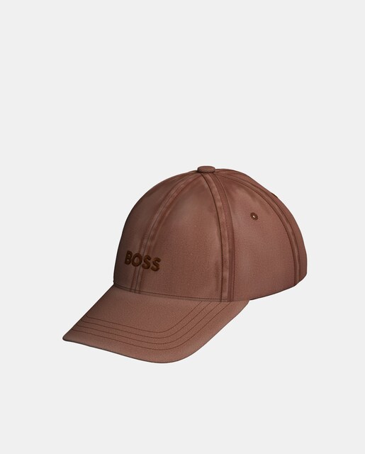 Gorra de béisbol de 6 paneles  estampado monograma color rosa