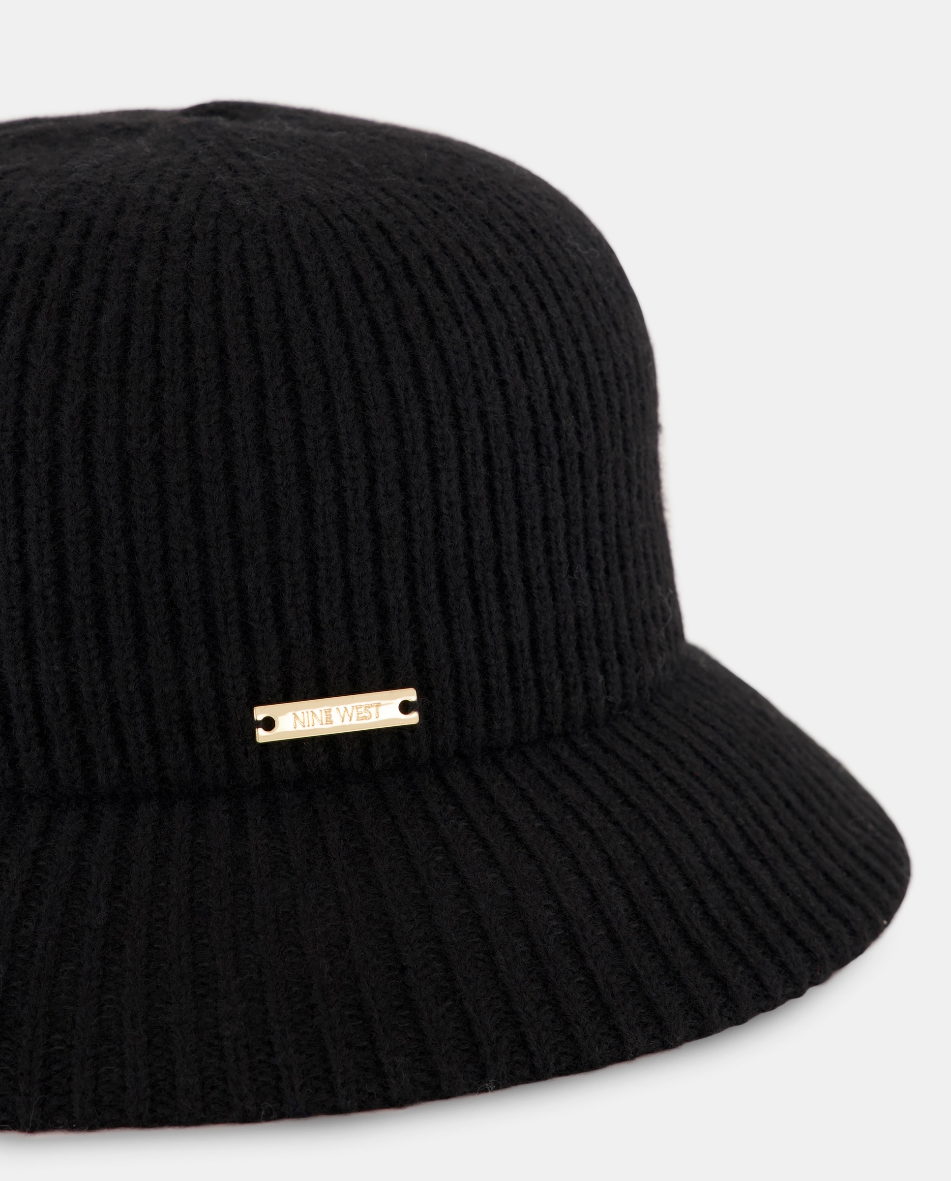 Cloche punto acanalado de Nine West - Negro Negro-2