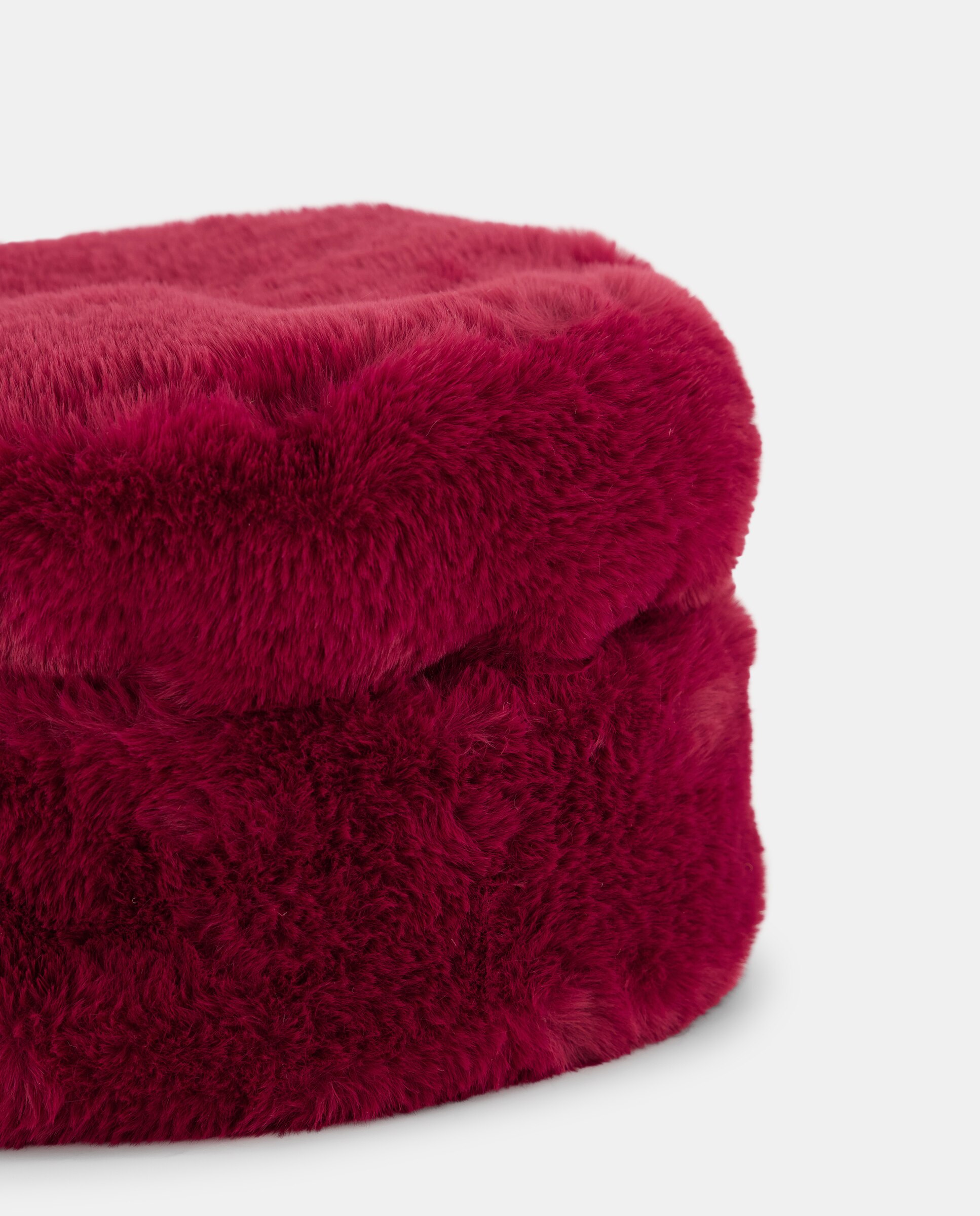 Cloche de Pelo Sintético Vermelho-2