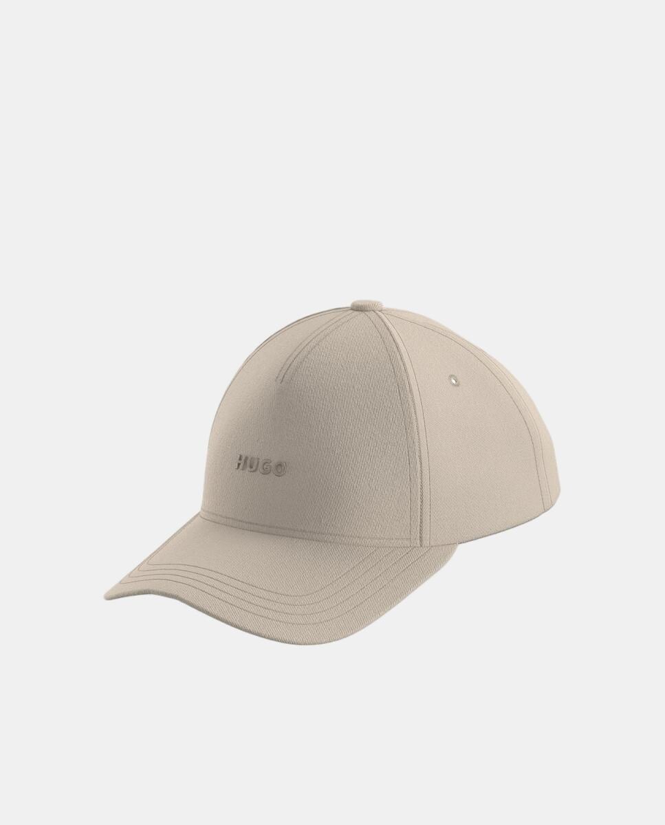 Boné de Basebol de 6 Painéis com Logótipo Bordado Natural-1