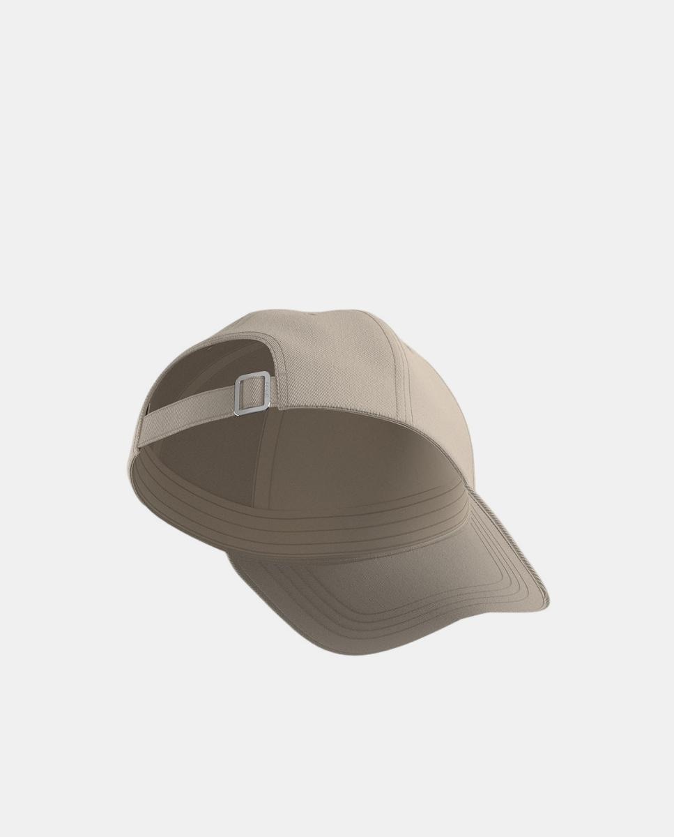 Boné de Basebol de 6 Painéis com Logótipo Bordado Natural-2