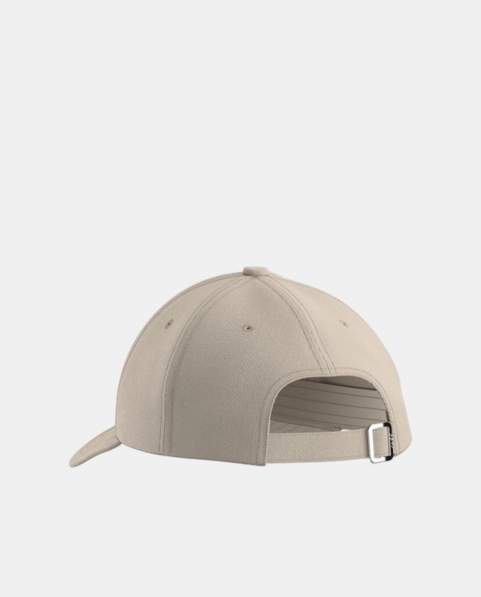 Boné de Basebol de 6 Painéis com Logótipo Bordado Natural-3