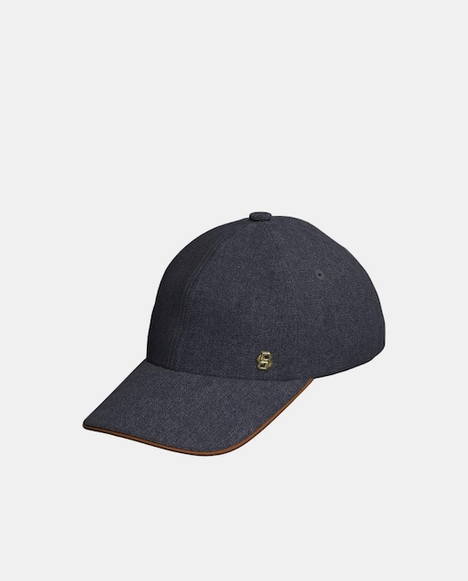 Imagem 0 de Boné de Basebol de 6 Painéis Denim com um Estilo Sandwich na Pala