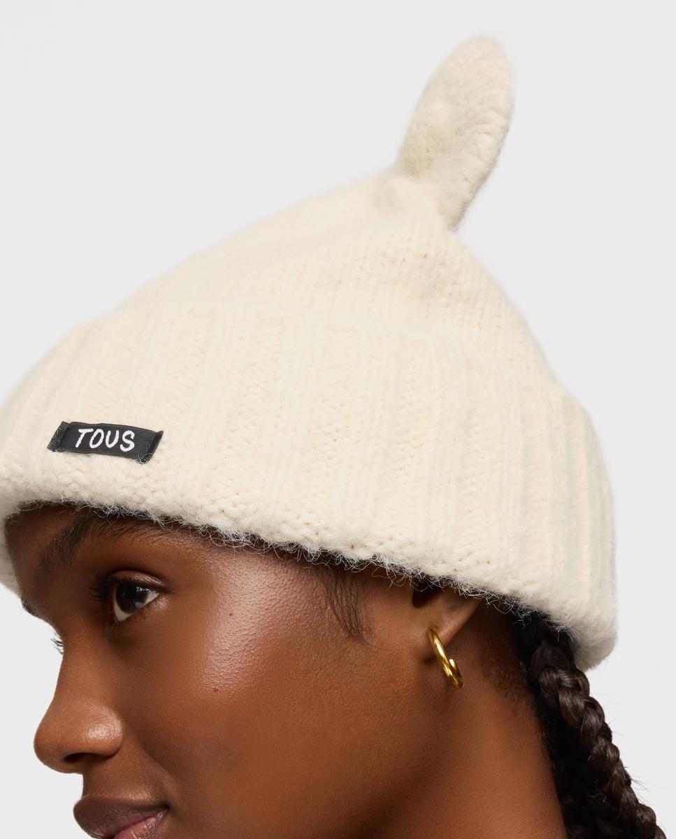 Gorro de Inverno Bear Ears Bege-3
