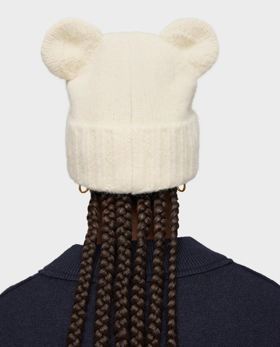 Gorro de Inverno Bear Ears Bege-4