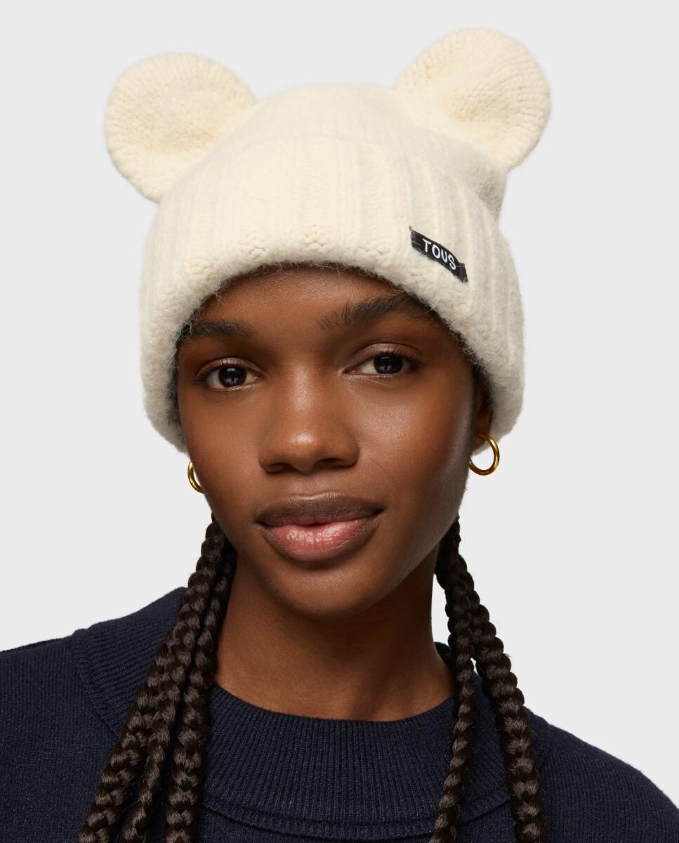 Gorro de Inverno Bear Ears Bege-5