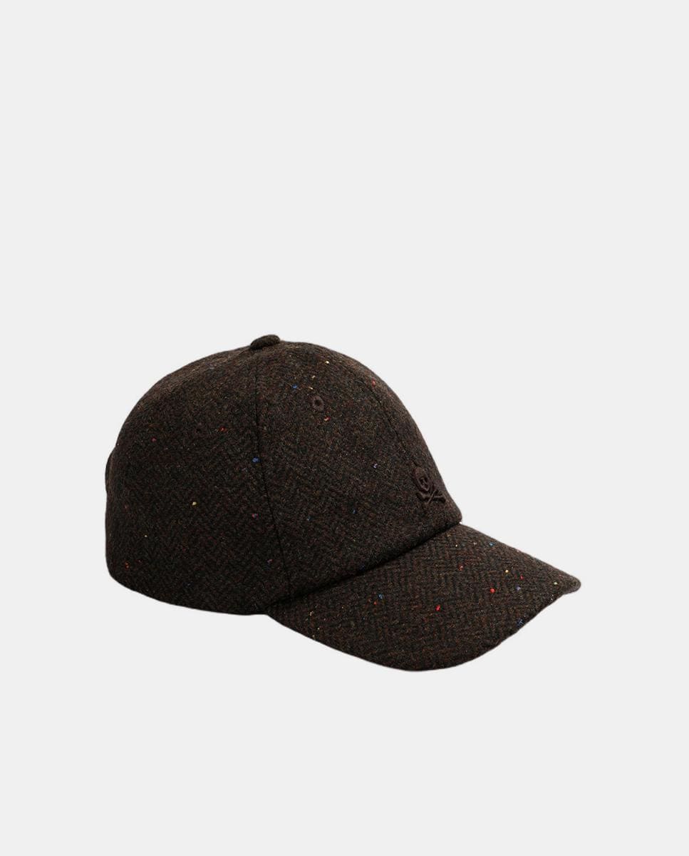 Boné com Desenho Castanho-3