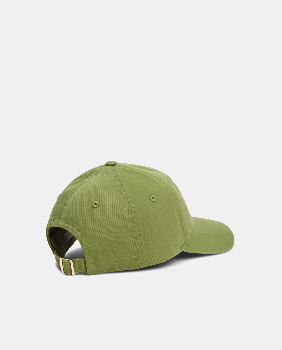 Boné de Algodão com Logótipo Bordado - Verde Verde-2