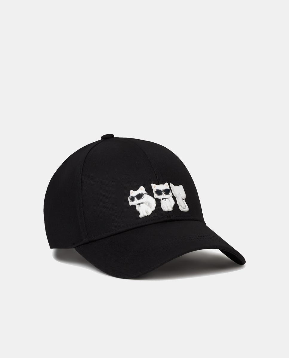 Gorra ikon choupette - Karl Lagerfeld - Negro Negro-1