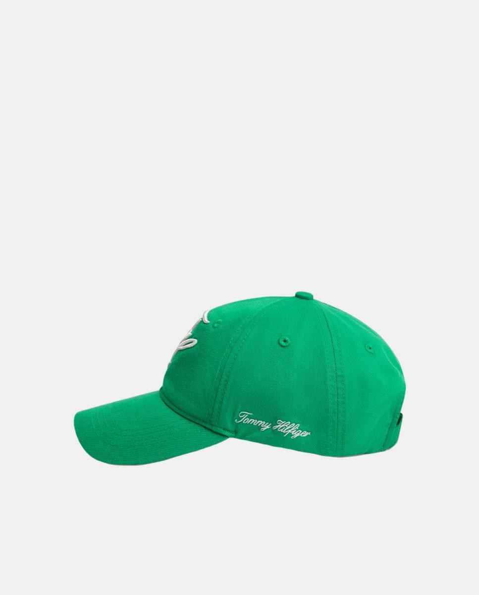 Boné com Logótipo Bordado Verde-3