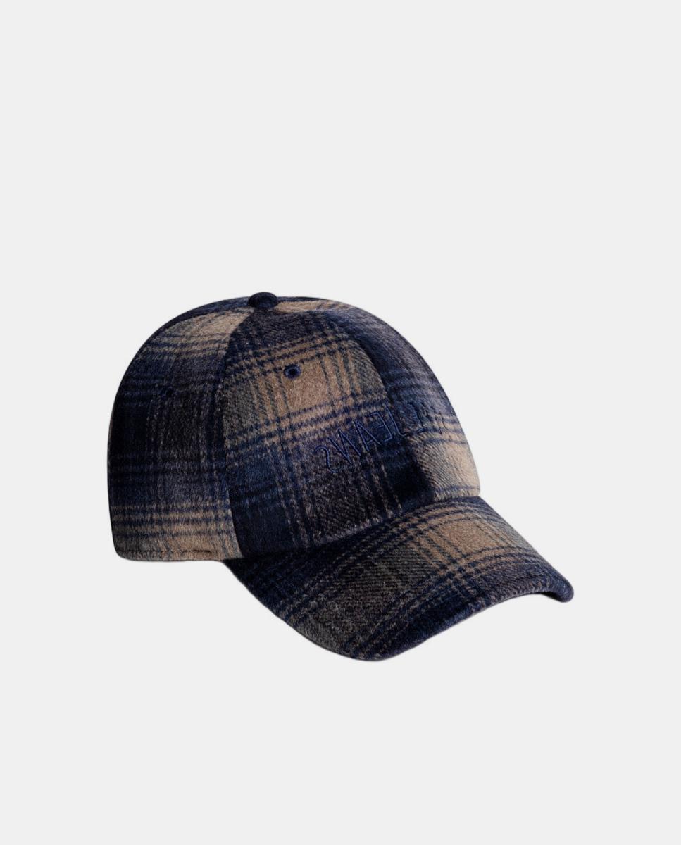 Imagen 0 de Gorra en tejido fantasía Azul