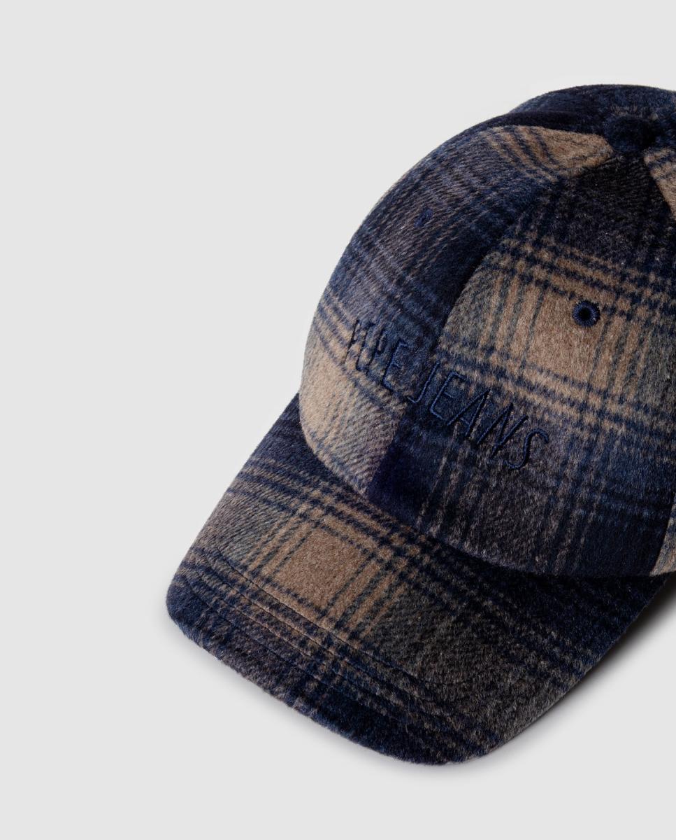 Gorra en tejido fantasía - Pepe Jeans - Azul Azul-4