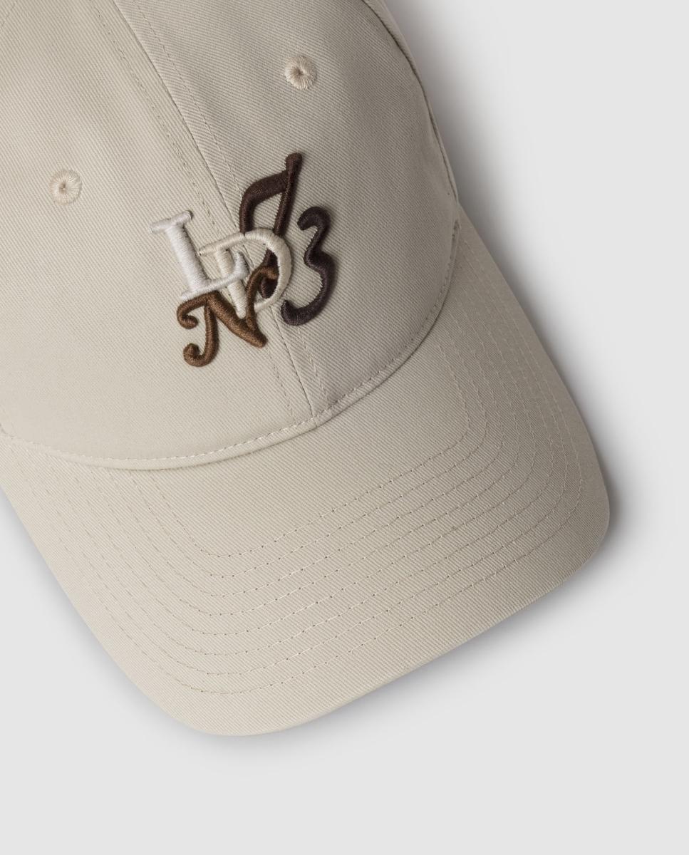 Gorra de lona con detalle de bordado artístico frontal y logo trasero. - Pepe Jeans - Beige Beige-3